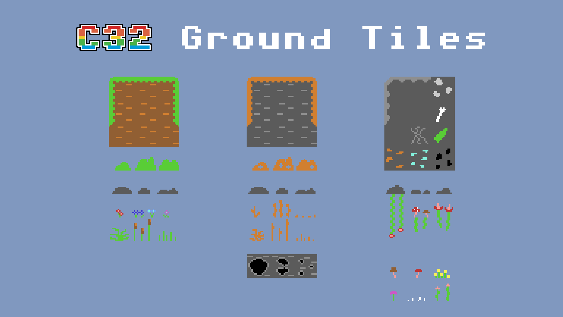 C32 Platformer Tiles OpenGameArt Org